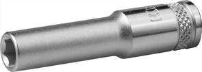 KRAFTOOL 1/4", 6 мм, Cr-V сталь, хромированная, торцовая головка 27817-06_z01
