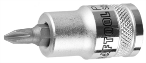 KRAFTOOL 1/2", 55 мм, S2 сталь, PH2, сатинированная, торцовая бита-головка INDUSTRIE QUALITAT 27901-2_z01