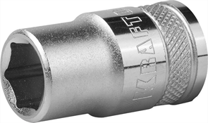 KRAFTOOL 1/2", 13 мм, Cr-V сталь, хромированная, торцовая головка 27805-13_z01