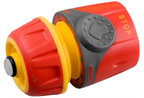 GRINDA d 1/2", пластмассовый с TPR, соединитель с автостопом 8-426429