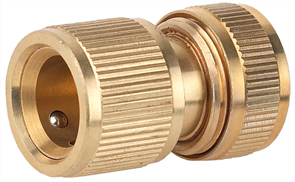 GRINDA d 1/2", латунный, соединитель с автостопом 8-426129