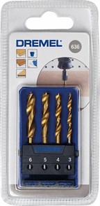 Набор сверл по дереву, 4 шт Dremel, 2.615.063.6JA