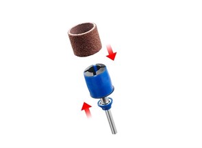 DREMEL® EZ SpeedClic: шлифовальная насадка и шлифовальная лента, 2.615.S40.7JA