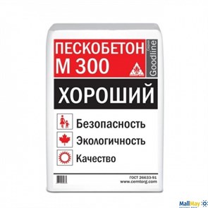 Пескобетон Каменный цветок М-300 Хороший 35 кг