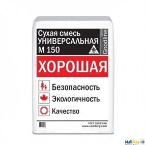 Смесь сухая универсальная Каменный цветок М-150 Хорошая 35 кг