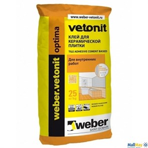 Клей для плитки Weber-Vetonit Optima