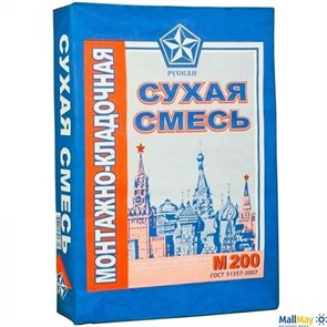 Сухая смесь Русеан М-200, монтажно-кладочная 40 кг