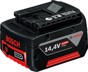 BOSCH Аккумулятор Li-ion 14,4 В; 4,0 Ач, батарея аккумуляторная Li-Ion, 1600Z00033