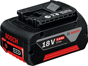 BOSCH Аккумулятор Li-ion 18 В; 5,0 Ач, батарея аккумуляторная Li-Ion, 1600A002U5