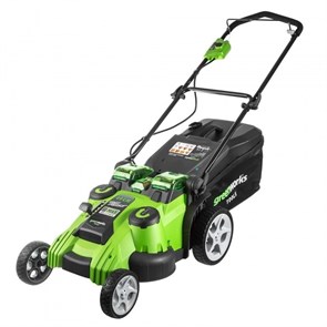 Greenworks G40LM49DB, TwinForce, газонокосилка аккумуляторная