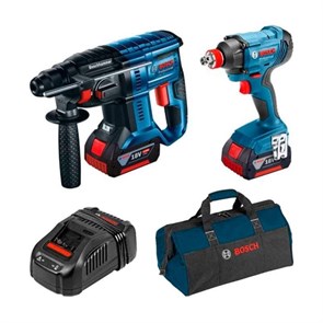 BOSCH GDX 180-LI + GBH 180-LI + сумка, набор аккумуляторный, 0.601.9G5.221