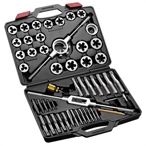 Набор метчиков и плашек SK-5 /4"-1", кейс, 51 предмет  МАСТАК 351-10051C