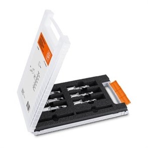 {{photo.Alt || photo.Description || 'Комплект спиральных сверл HSS с переходником Weldon 3/4&quot;'}}