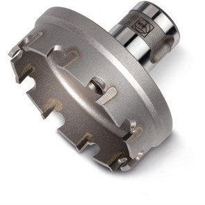 {{photo.Alt || photo.Description || 'Коронка с твердосплавными напайками и хвостовиком QuickIN-PLUS'}}