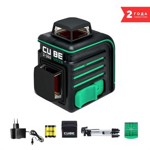 {{photo.Alt || photo.Description || 'Лазерный уровень ADA CUBE 2-360 GREEN PROFESSIONAL EDITION'}}