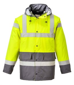 {{photo.Alt || photo.Description || 'Зимняя светоотражающая куртка Portwest S466, желтый/серый'}}