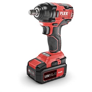 Двухскоростная аккумуляторная ударная дрель-шуруповерт Flex IW 1/2" 18.0-EC/2.5 Set