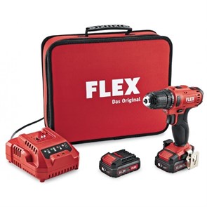 Двухскоростной аккумуляторный шуруповерт Flex DD 2G 10.8-LD/2.5 Set Promo