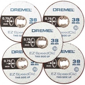 Круг отрезной SC (38мм х 0,75) 5 шт, SC409 Dremel, 2.615.S40.9JB