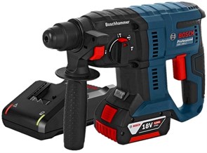 Аккумуляторный перфоратор Bosch GBH 180-LI + GBA 18 В 4.0 Ач + GAL 18V-40 0615990L6J