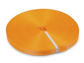 Лента текстильная для ремней TOR 75 мм 10500 кг (оранжевый), м