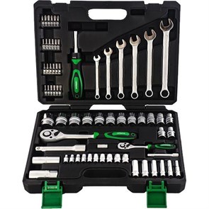HITACHI HTC-774001, набор инструмента 1/4’’и 1/2” 68 предметов