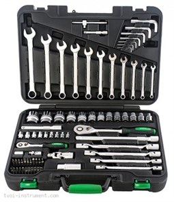 HITACHI HTC-774004, набор головок 1/4” и 1/2” 98 предметов