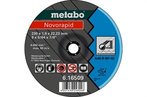Круг отрезной по металлу Novorapid (180x1.6x22.2 мм) Metabo, 616508000