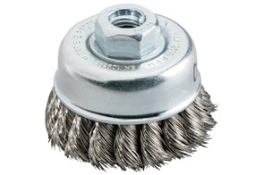 Чашечная щетка 65x0,35 мм/ M 14, сталь, плетеная, Metabo, 623796000