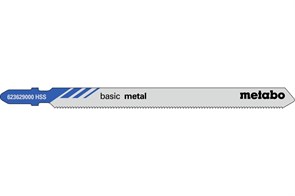 25 лобзиковых пилок, серия «basic metal», 106/ 1,2 мм, Metabo, 623623000