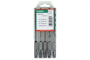 Набор буров SDS-Plus Pro 4 из 5 предметов, Metabo, 630581000