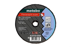 Круг отрезной (50х6х1 мм) К24 для нержавеющей стали Metabo,  630191000