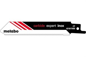 2 пилки для сабельных пил, серия «expert inox», 115 x 1,25 мм, Metabo, 631817000