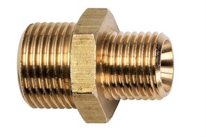 Двойной переходной ниппель, внешняя резьба 3/8" x внешняя резьба 1/2", Metabo, 0901026203
