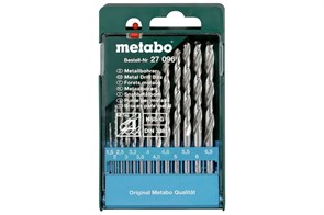 Набор сверл по металлу HSS-G, 13 предм., Metabo, 627096000