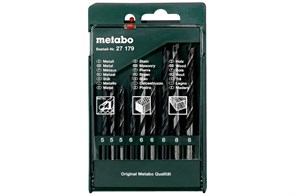 Набор сверл, 9 предм., Metabo, 627179000