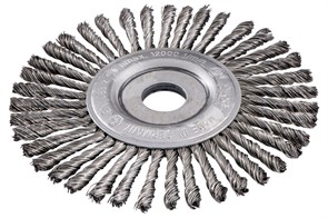Круглая щетка 125x0,5x6 /22,23 мм, сталь, плетеная, Metabo, 626815000