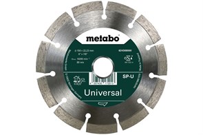 Алмазный отрезной круг 150 x 22,23 мм, «SP-U», универсальный «SP», Metabo, 624308000