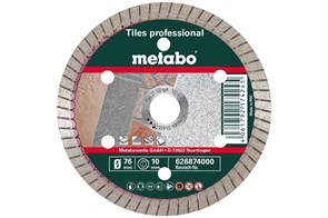 Круг алмазный сплошной по плитке и камню Metabo  PROFESSIONAL (76x10 мм), 626874000