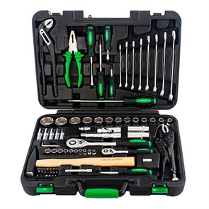 HITACHI HTC-774014, набор инструмента 1/4" и 1/2" 72 предмета