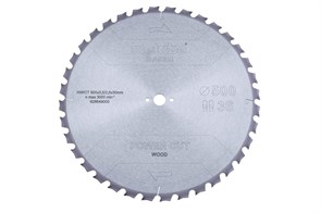 Пильное полотно «power cut wood — professional», 500x3,8/2,8x30 Z36 TZ 15°, Metabo, 628649000