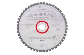 Пильное полотно «precision cut wood — professional», 305x30, Z60 WZ 5° neg., Metabo, 628228000