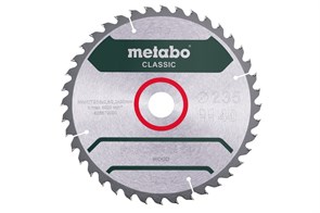 Пильное полотно «precision cut wood — classic», 235x30 Z40 WZ 15° /B, Metabo, 628680000