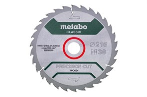 Пильное полотно «power cut wood — classic», 216x30, Z30 WZ 22°, Metabo, 628062000