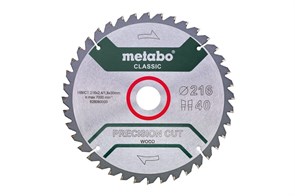 Пильное полотно «precision cut wood — classic», 305x30 Z56 WZ 5°neg /B, Metabo, 628657000
