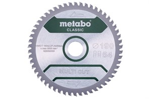 Пильное полотно «multi cut — classic», 160x20 Z42 FZ/TZ 5° /B, Metabo, 628658000