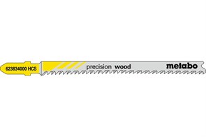 5 лобзиковых пилок, серия «precision wood», 91 2,2 мм, Metabo, 623834000