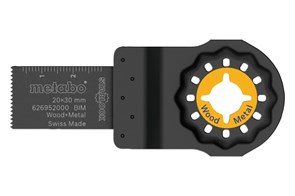 Погружное пильное полотно, дерево/металл, BiM, 20 мм, Metabo, 626952000