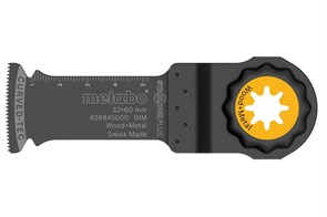 Погружное пильное полотно Starlock Plus Дерево/металл, BiM, 32 х 60 мм, Metabo, 626945000