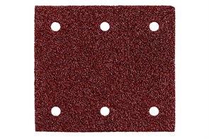 10 шлифовальных листов на липучке 115x103 мм, P 60, H+M, SR, Metabo, 625620000